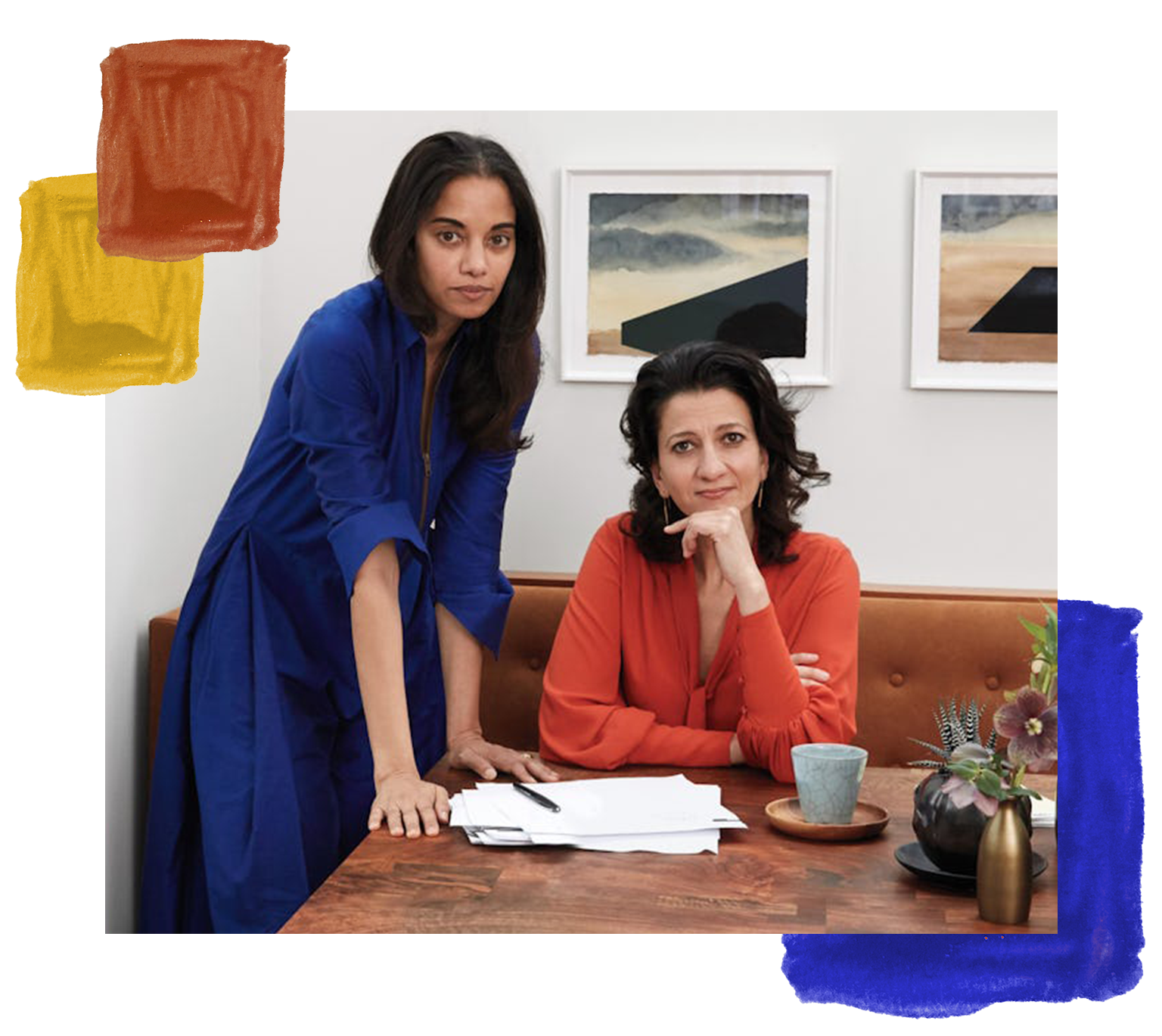 Photo of Mala Gaonkar and Sema Sgaier, Surgo Foundation's founders